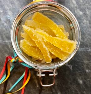 Cascaritas Glaseadas –   Si la vida te da limones… 