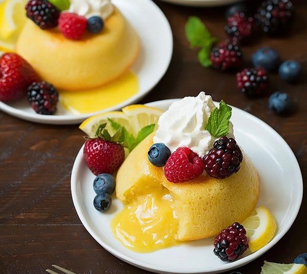 Lava cake de limón – Lemon is the new Chocolate