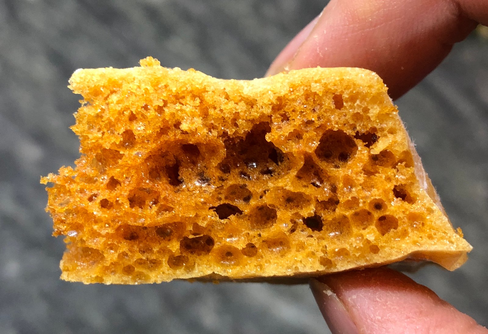 Honeycomb.  La esponja más rica del mundo