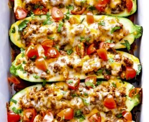 Zucchini relleno. Cuarentenas felices