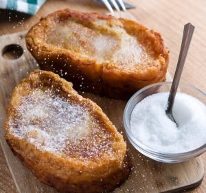 Torrijas borrachinas. Y acá no se tira nada!
