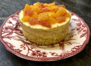 Sponge Cake con crema de naranja y pomelo