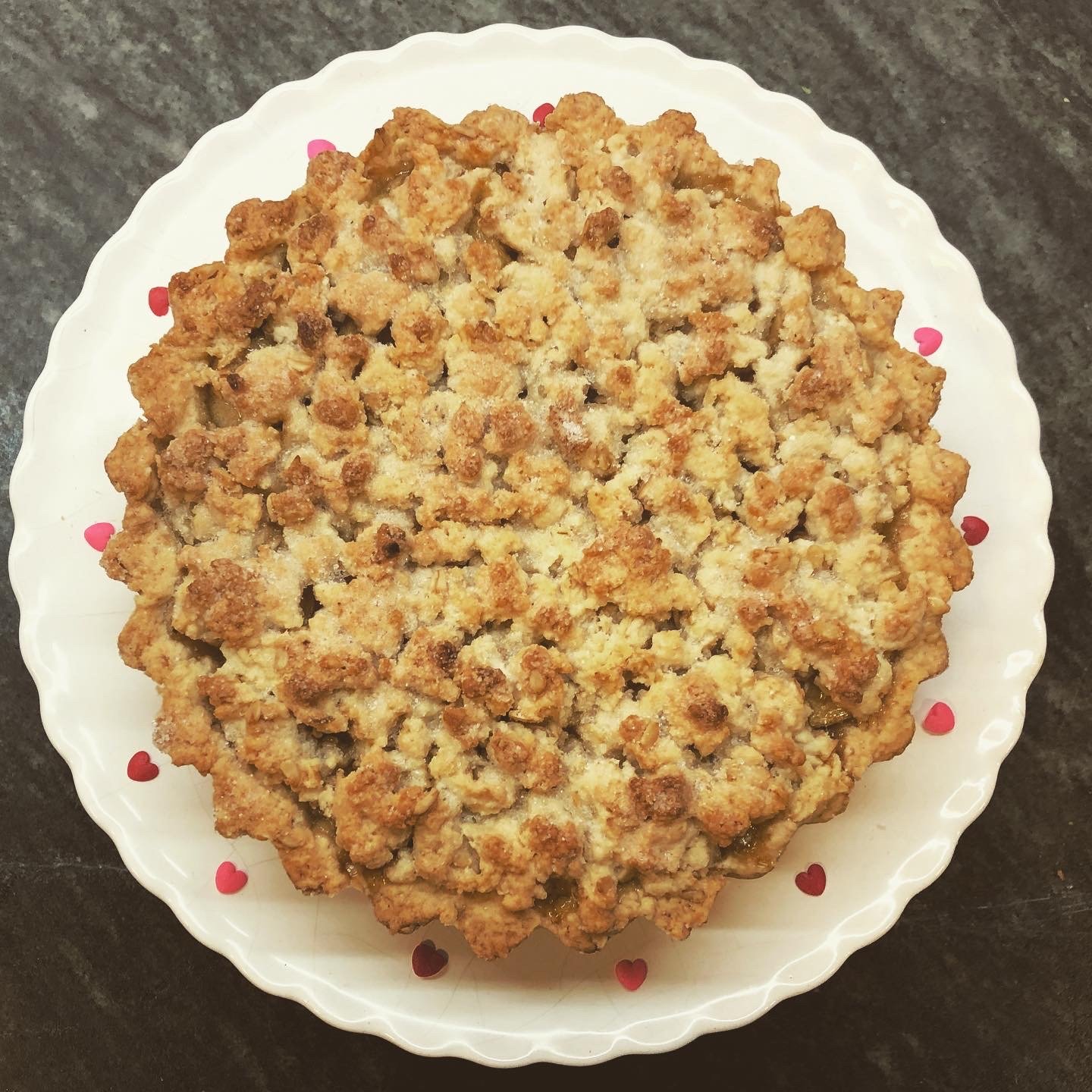 Un apple crumble con twist