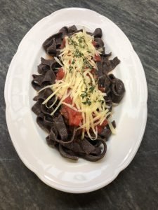 Tagliatelle au chocolat. Los de Sir Luigi