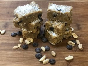 Barritas de maní. Sin tacc ni azúcar