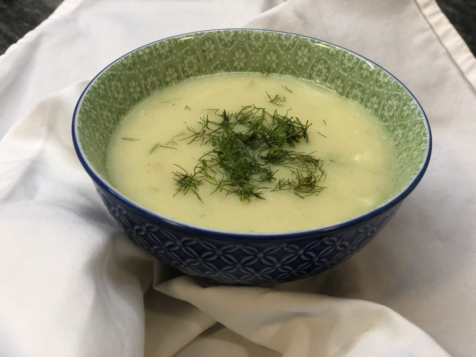 Crema de hinojos.  Mucho más que una sopa