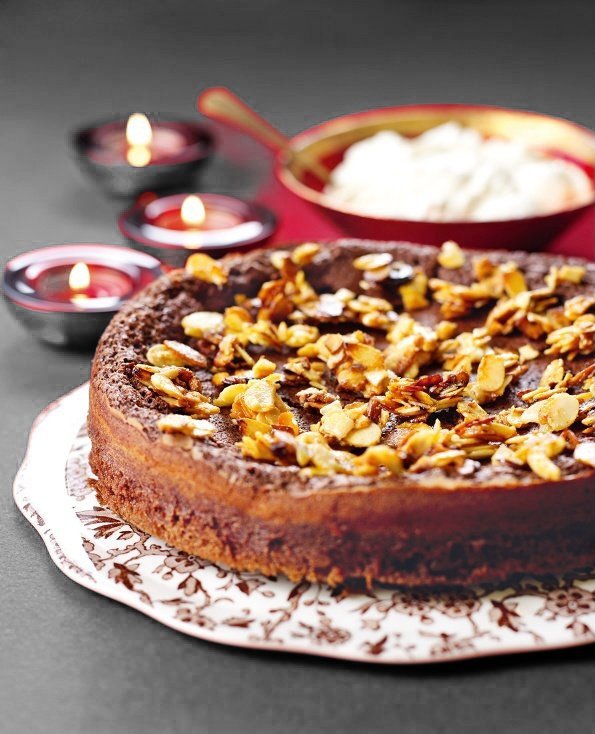 Torta Navideña de Chocolate Especiada