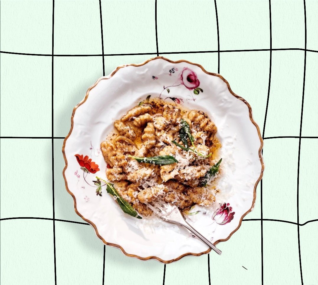 Ñoquis Porcini con Manteca y Salvia